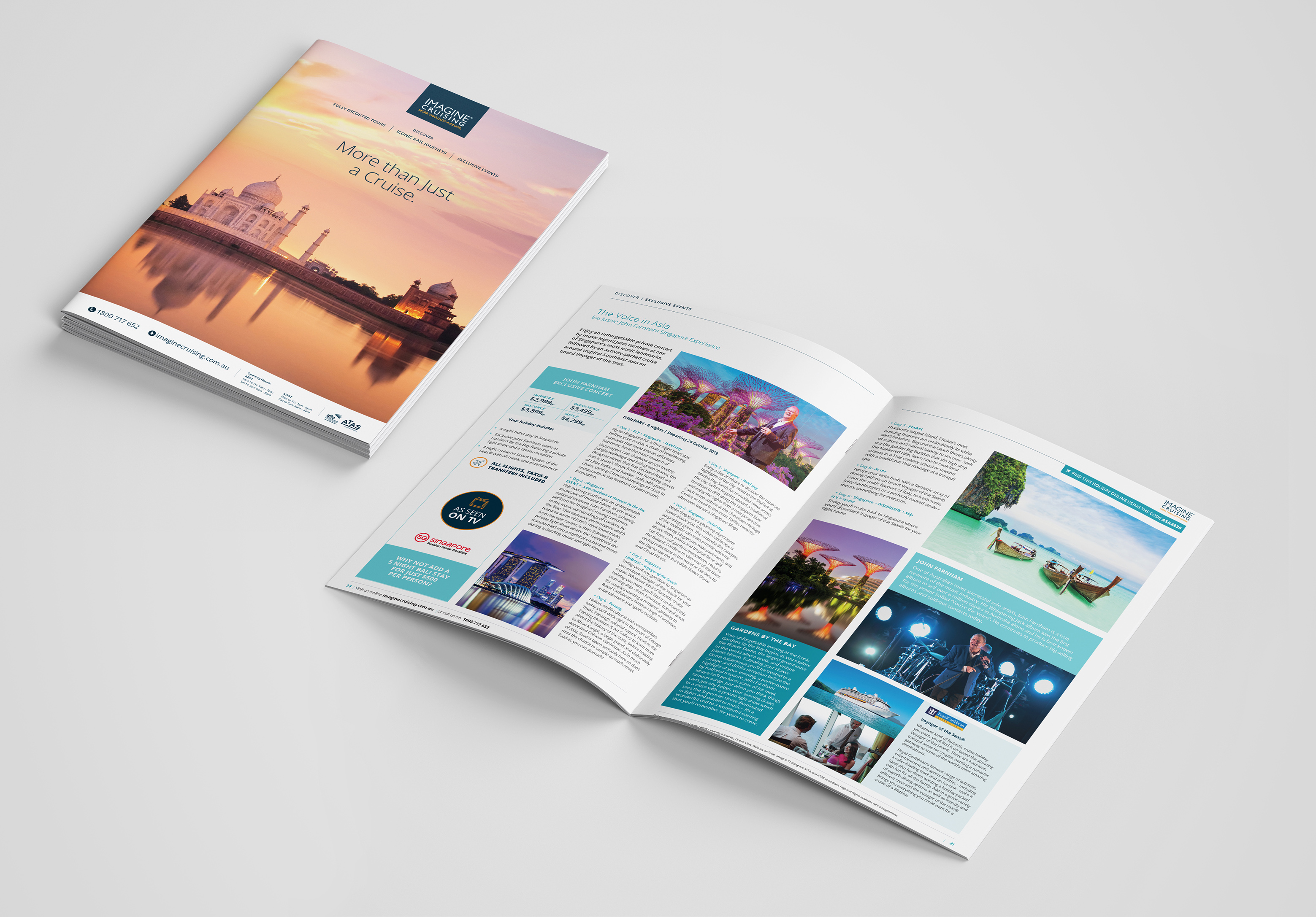 Imagine Cruising Brochure Mockup